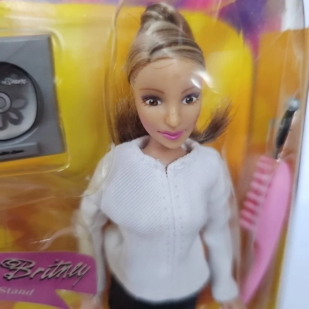 Y2K NIB Britney Spears Baby One More Time Play Along Doll Black Skirt White 1798